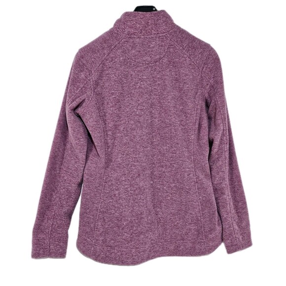 Duluth Trading Pullover Jacket Womens Medium Purple Fleece 1/4 Snap Frost Lake - Picture 4 of 10